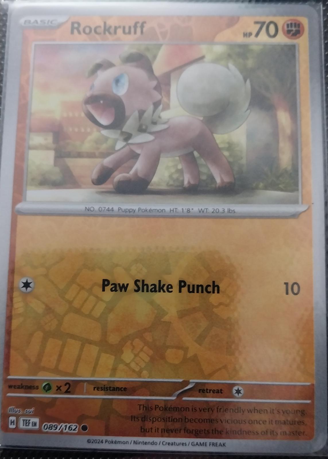 Rockruff [089/162] - SV05: Temporal Forces (TEF) - Reverse Holofoil