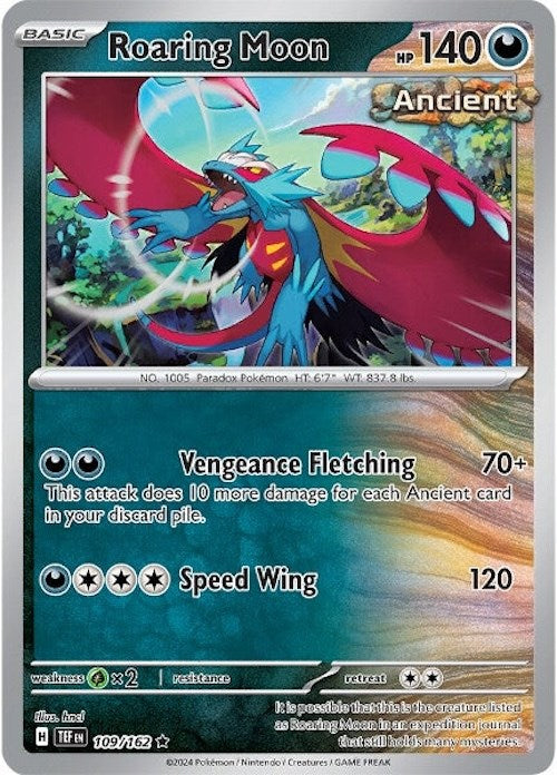 Roaring Moon [109/162] - SV05: Temporal Forces (TEF) - Reverse Holofoil