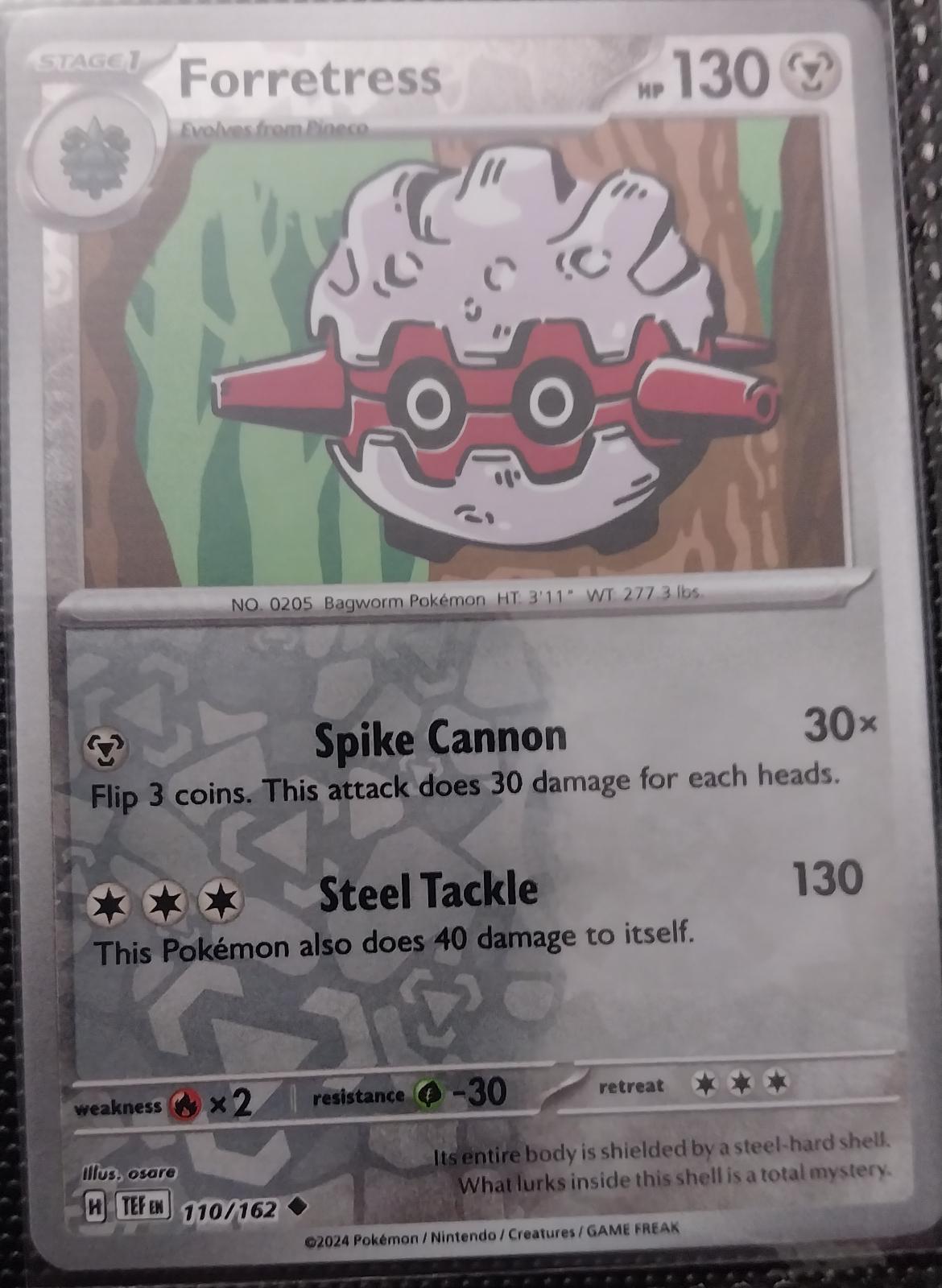 Forretress [110/162] - SV05: Temporal Forces (TEF) - Reverse Holofoil