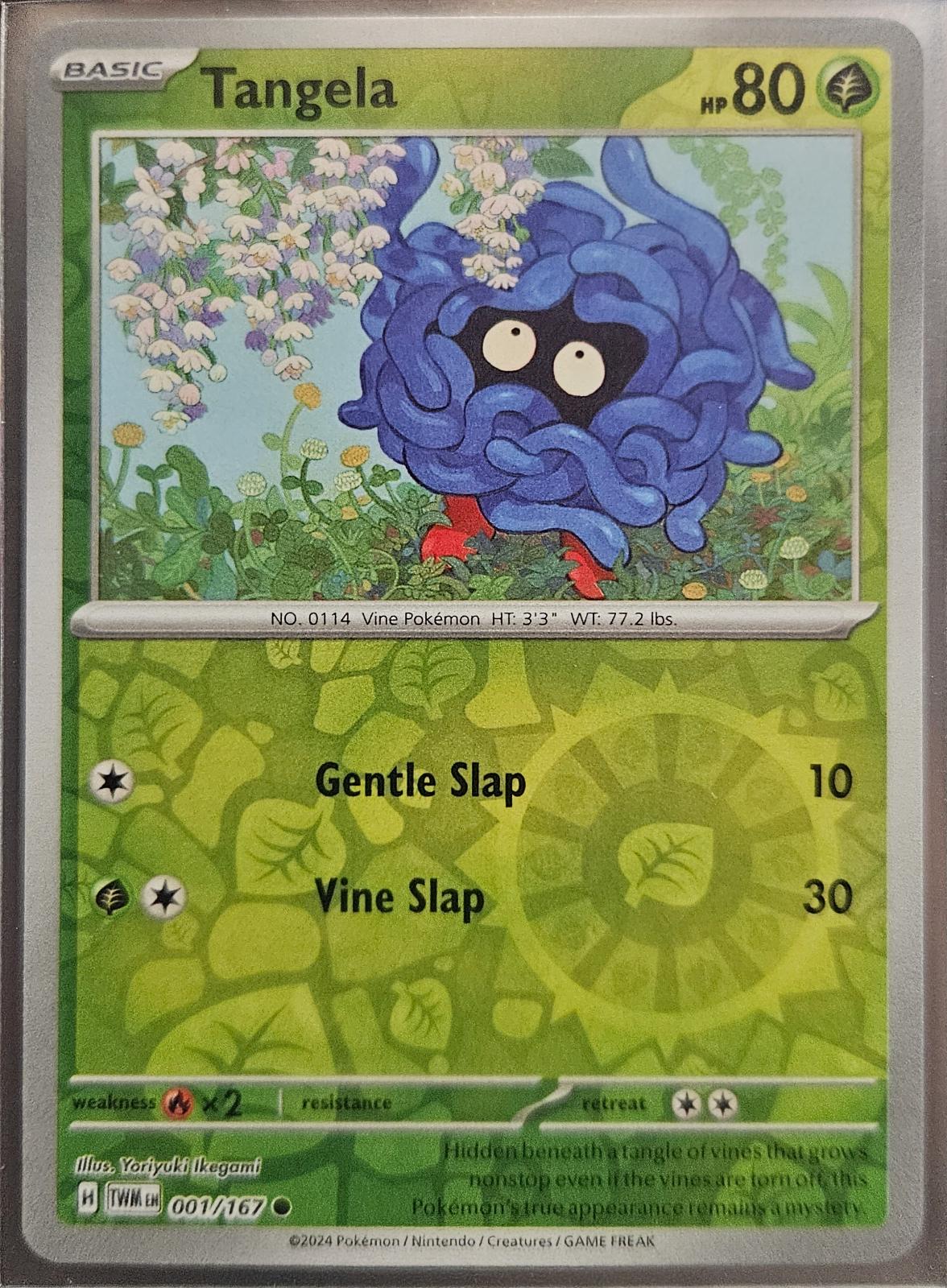 Tangela [001/167] - SV06: Twilight Masquerade (TWM) - Reverse Holofoil