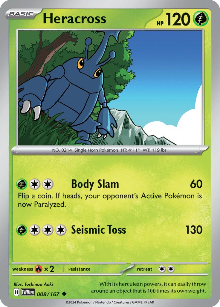 Heracross [008/167] - SV06: Twilight Masquerade (TWM)