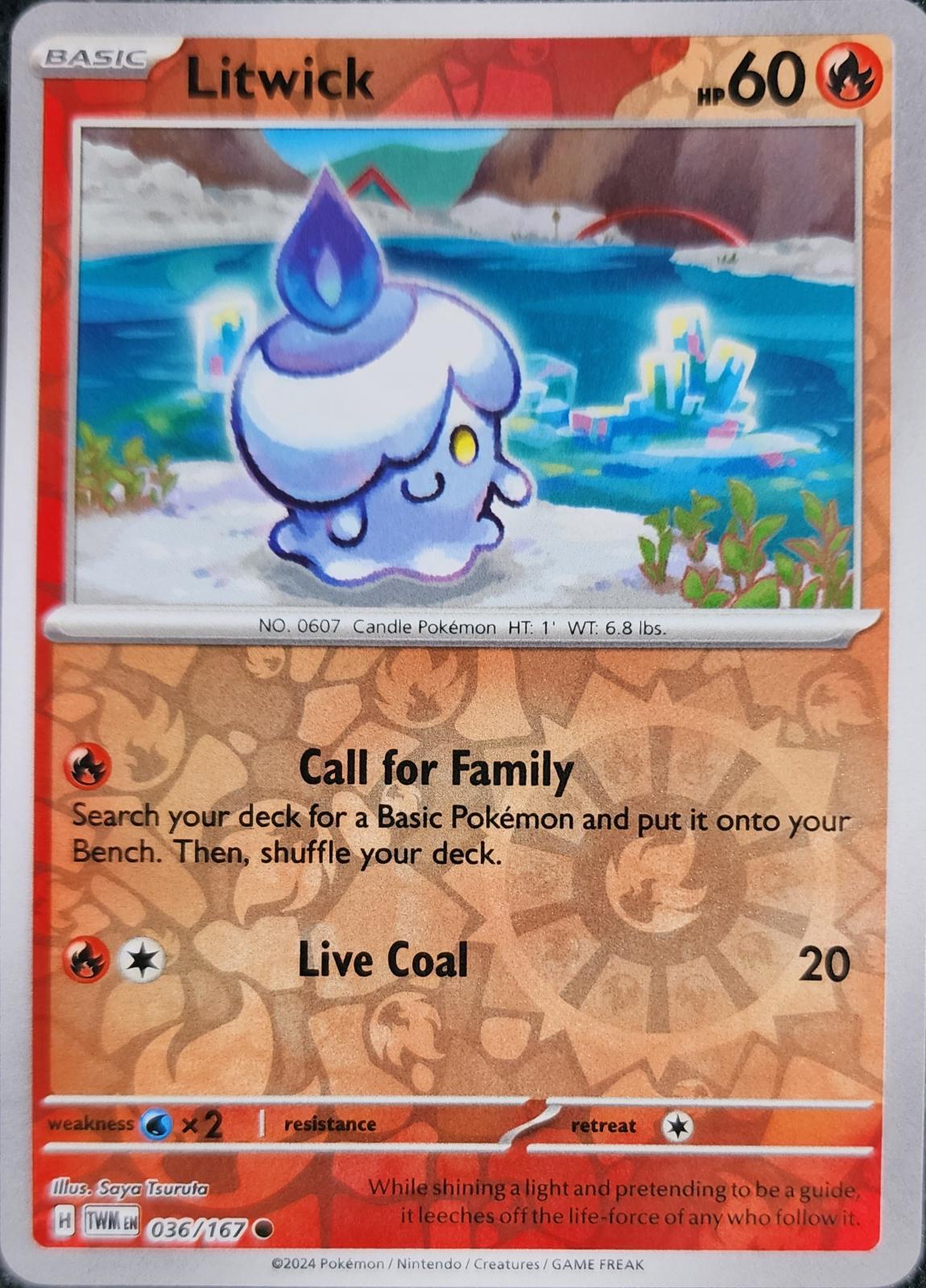 Litwick [036/167] - SV06: Twilight Masquerade (TWM) - Reverse Holofoil