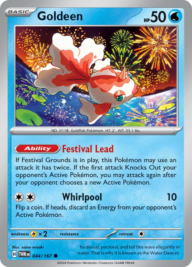 Goldeen [044/167] - SV06: Twilight Masquerade (TWM)