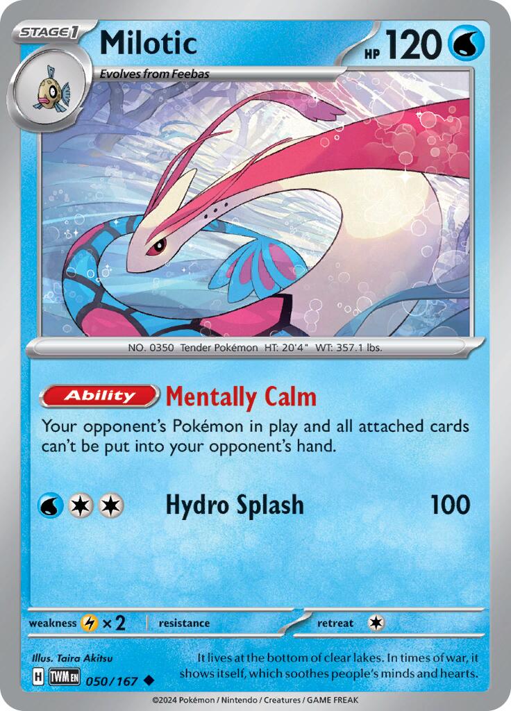 Milotic [050/167] - SV06: Twilight Masquerade (TWM) - Reverse Holofoil