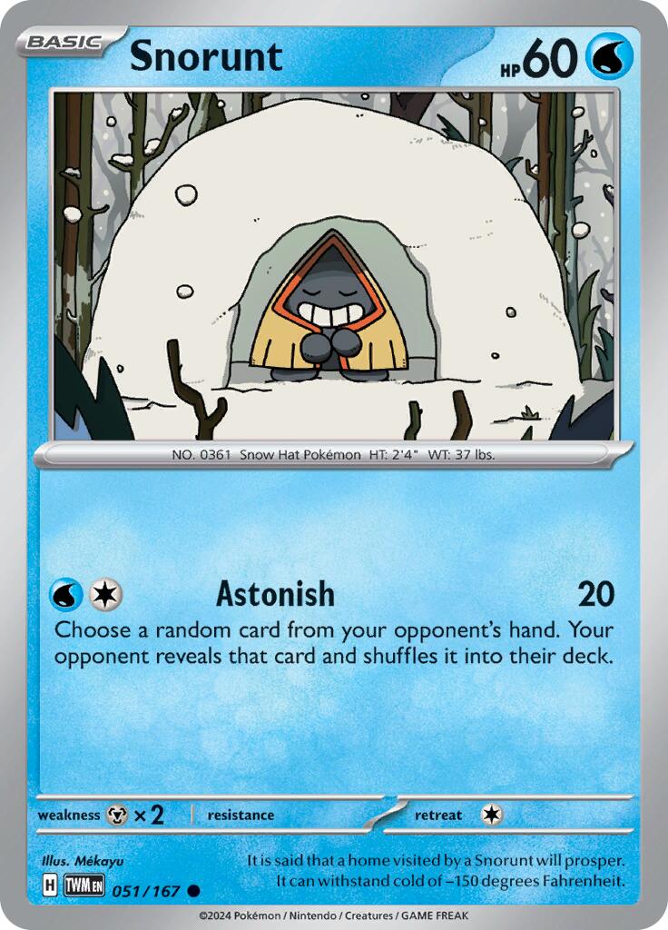 Snorunt [051/167] - SV06: Twilight Masquerade (TWM)
