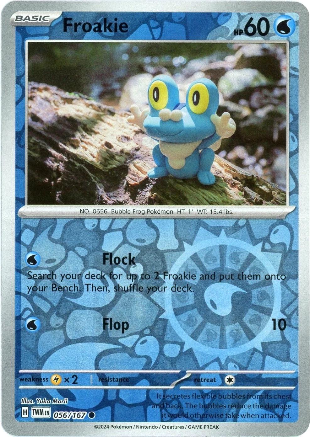Froakie [056/167] - SV06: Twilight Masquerade (TWM) - Reverse Holofoil