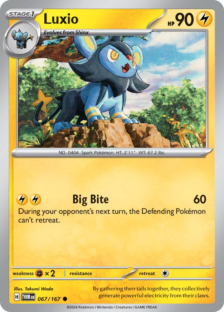 Luxio [067/167] - SV06: Twilight Masquerade (TWM)