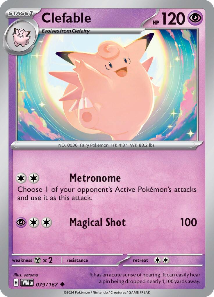 Clefable [079/167] - SV06: Twilight Masquerade (TWM)