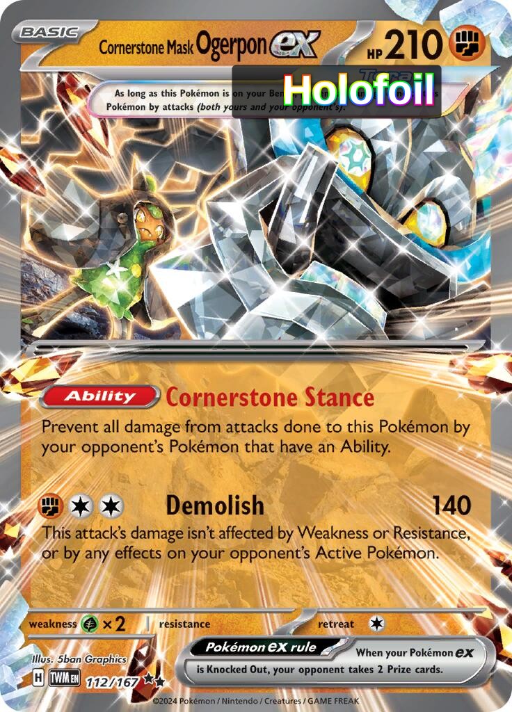 Cornerstone Mask Ogerpon ex - 112/167