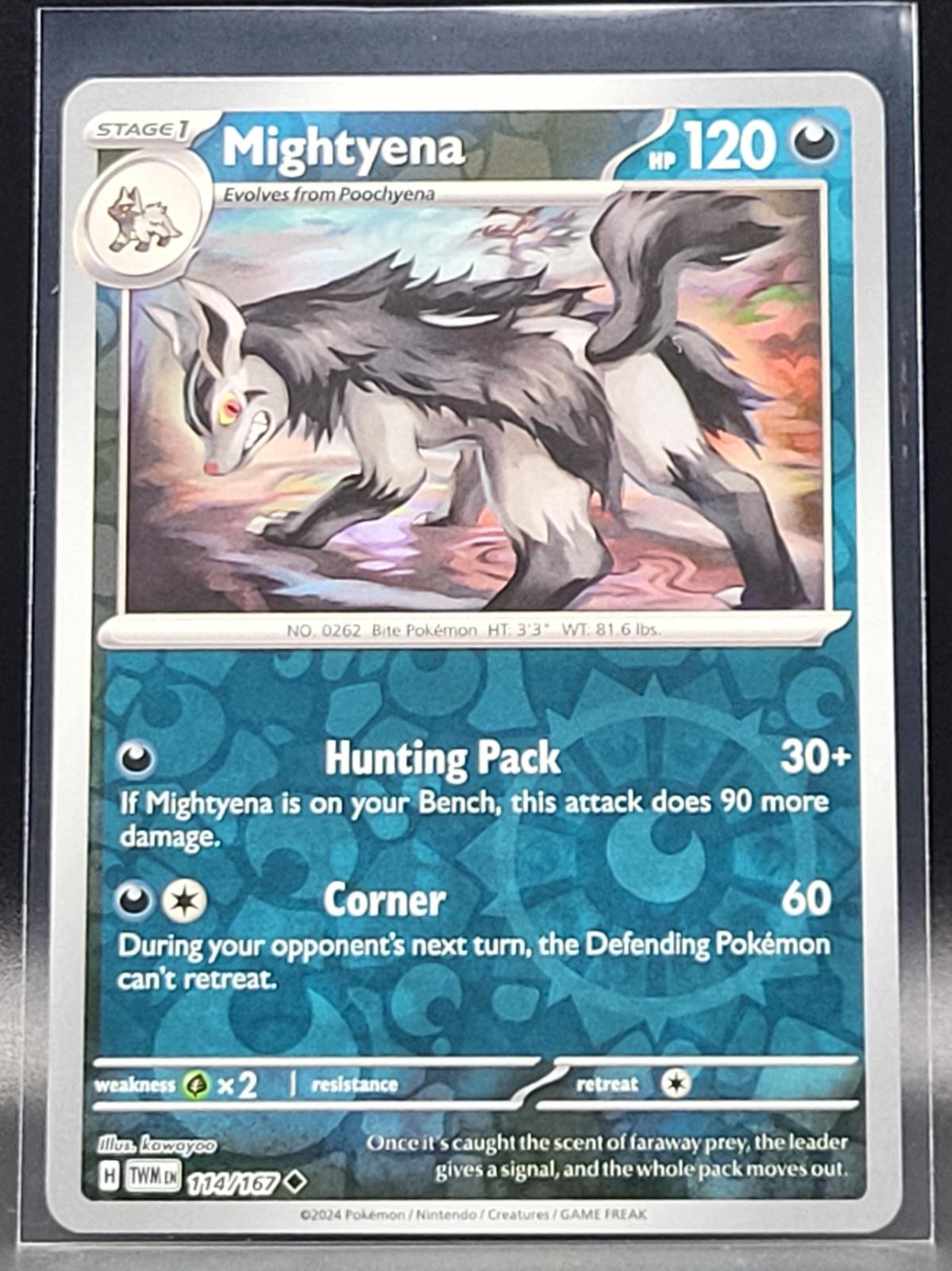 Mightyena [114/167] - SV06: Twilight Masquerade (TWM) - Reverse Holofoil