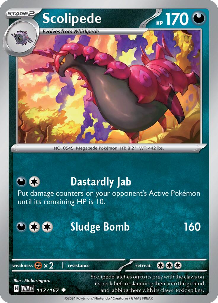 Scolipede [117/167] - SV06: Twilight Masquerade (TWM)