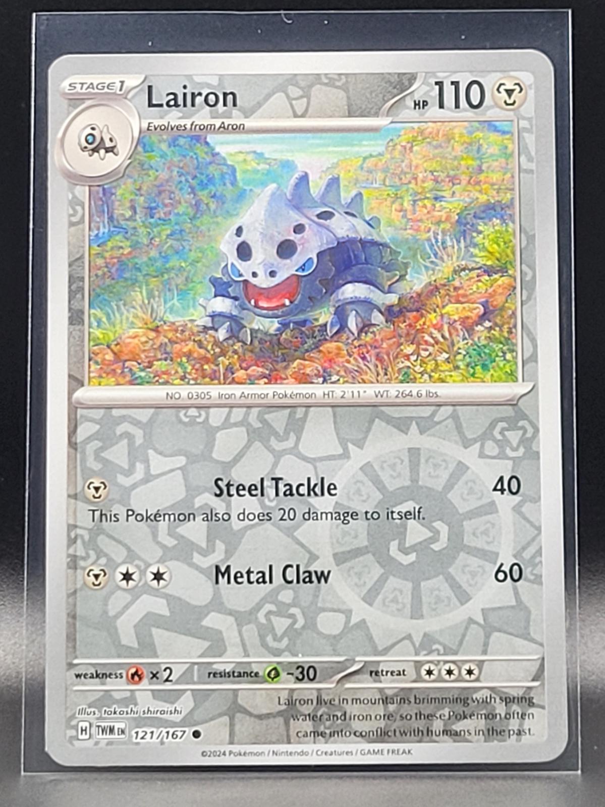 Lairon - 121/167 [121/167] - SV06: Twilight Masquerade (TWM) - Reverse Holofoil