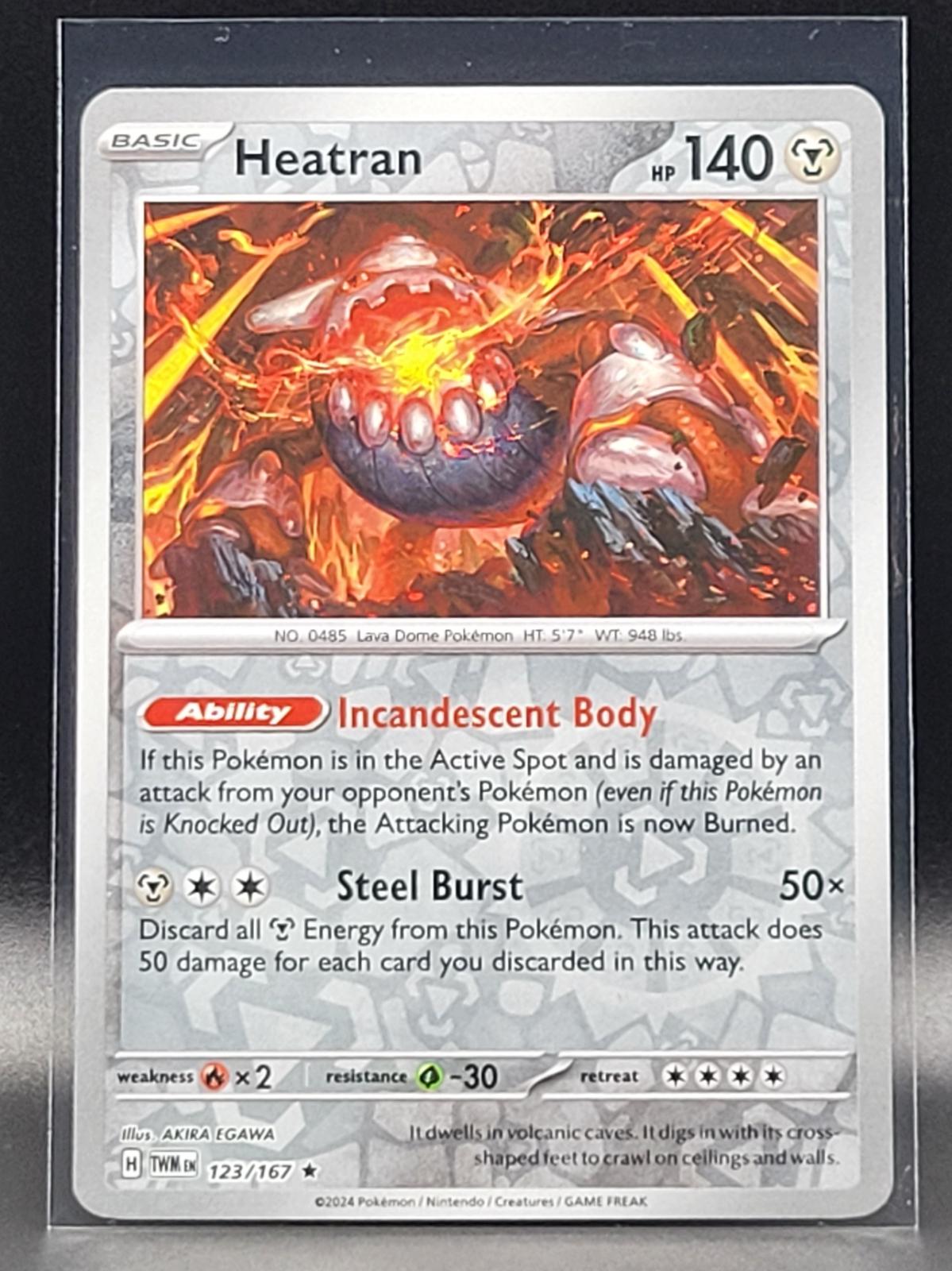 Heatran [123/167] - SV06: Twilight Masquerade (TWM) - Reverse Holofoil