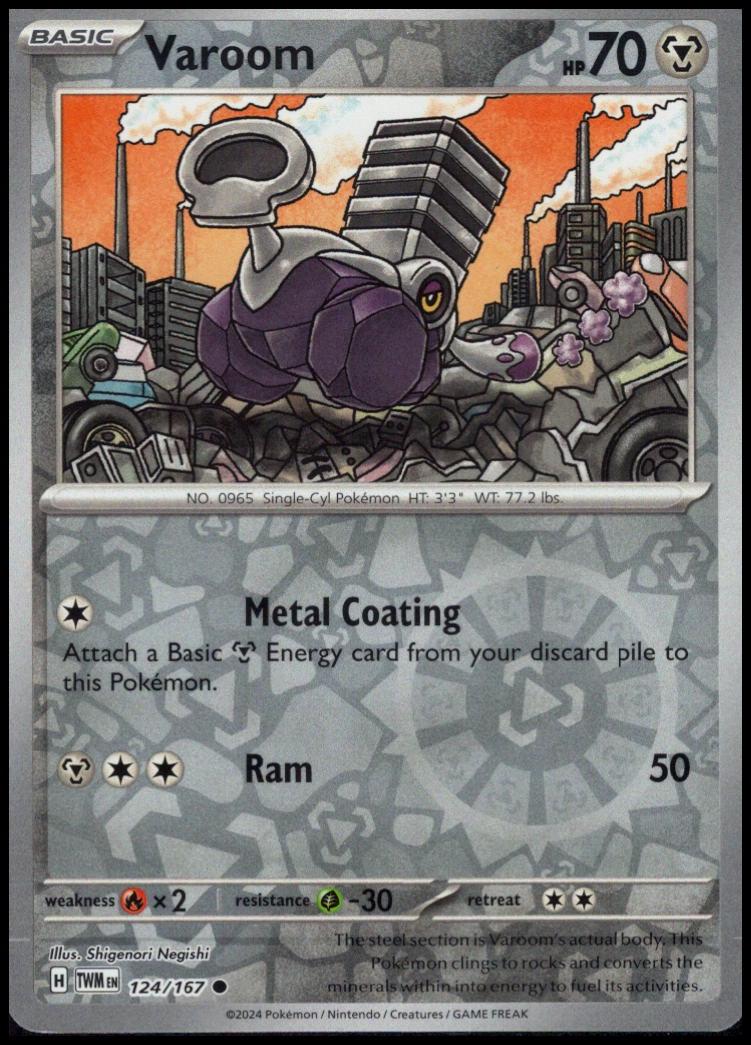 Varoom [124/167] - SV06: Twilight Masquerade (TWM) - Reverse Holofoil
