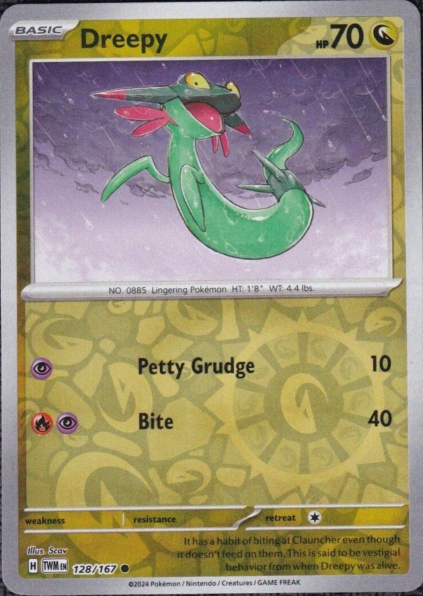Dreepy [128/167] - SV06: Twilight Masquerade (TWM) - Reverse Holofoil