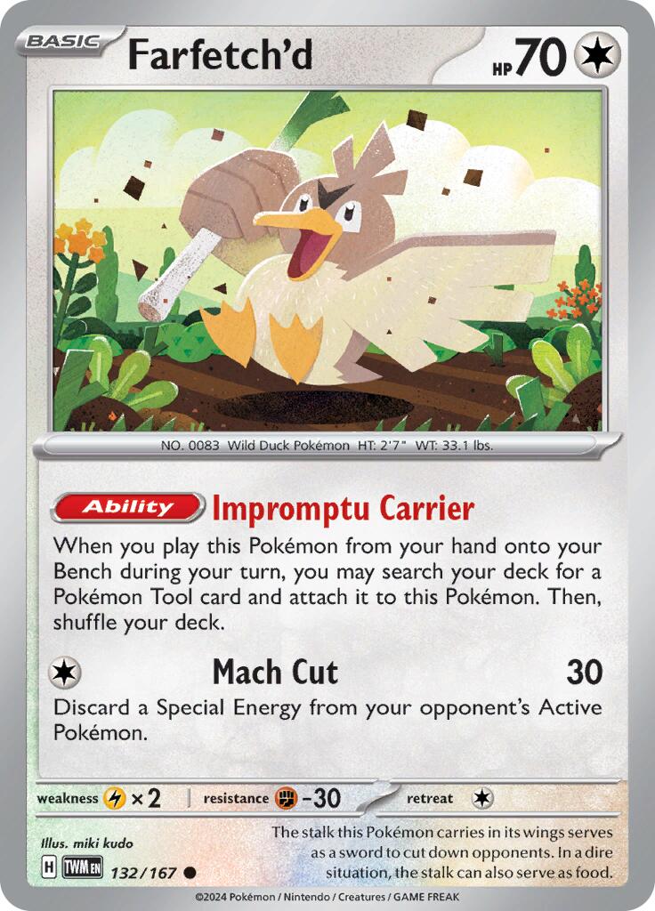 Farfetch'd [132/167] - SV06: Twilight Masquerade (TWM)