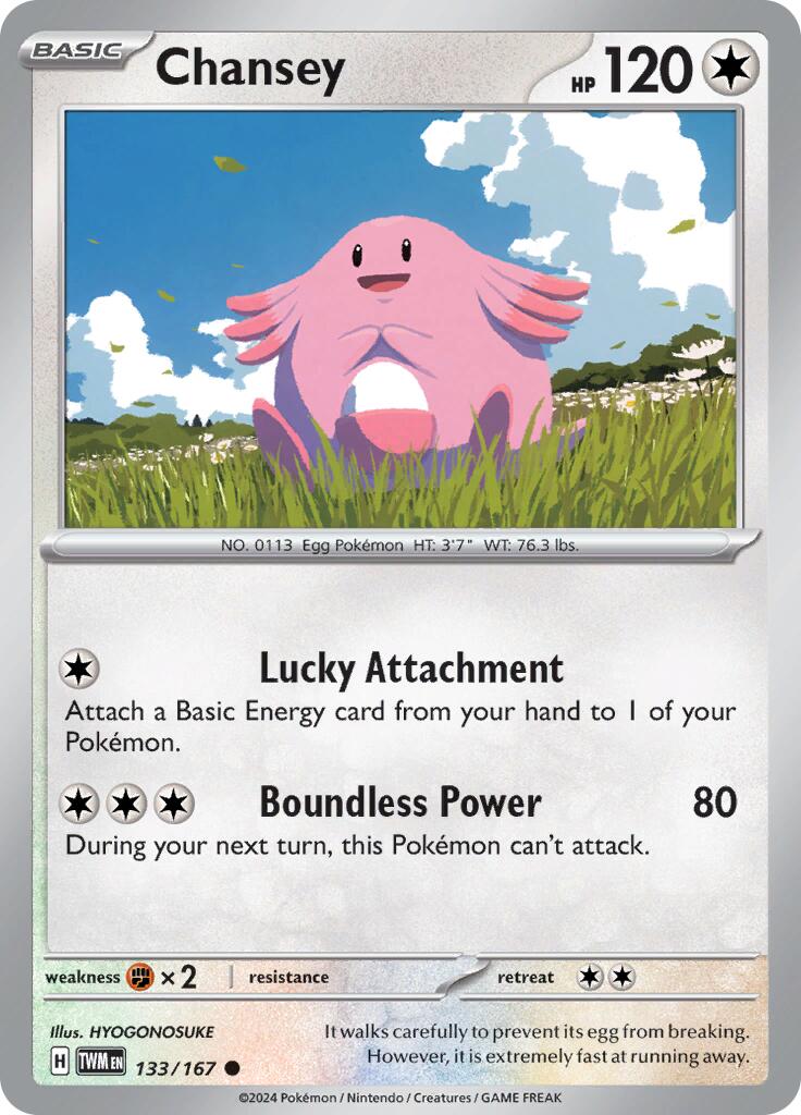 Chansey - 133/167 [133/167] - SV06: Twilight Masquerade (TWM)
