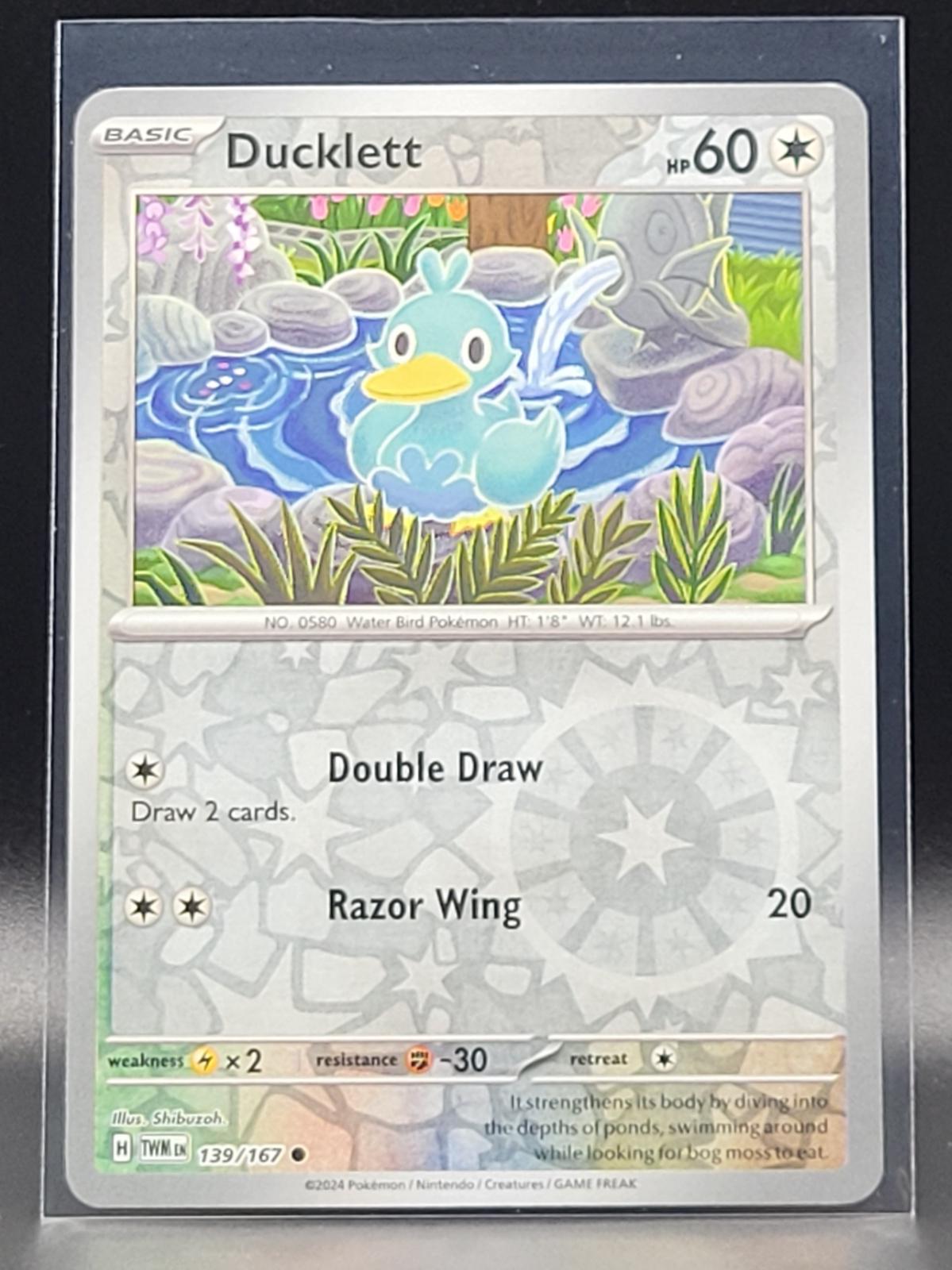 Ducklett [139/167] - SV06: Twilight Masquerade (TWM) - Reverse Holofoil