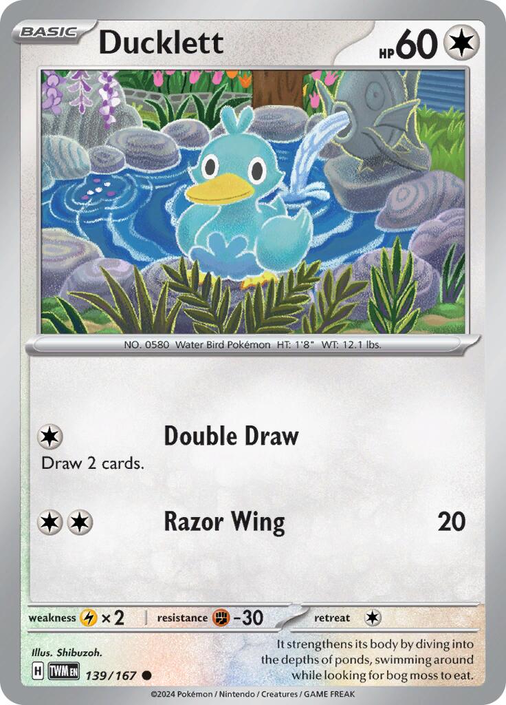 Ducklett [139/167] - SV06: Twilight Masquerade (TWM)