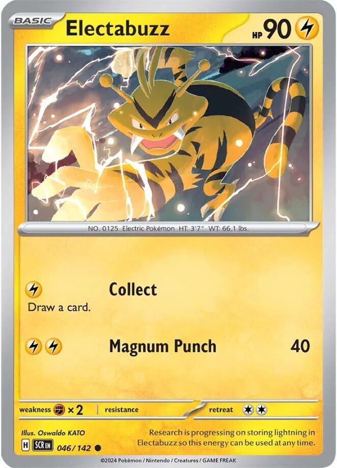 Electabuzz [046/142] - SV07: Stellar Crown (SCR) - Reverse Holofoil