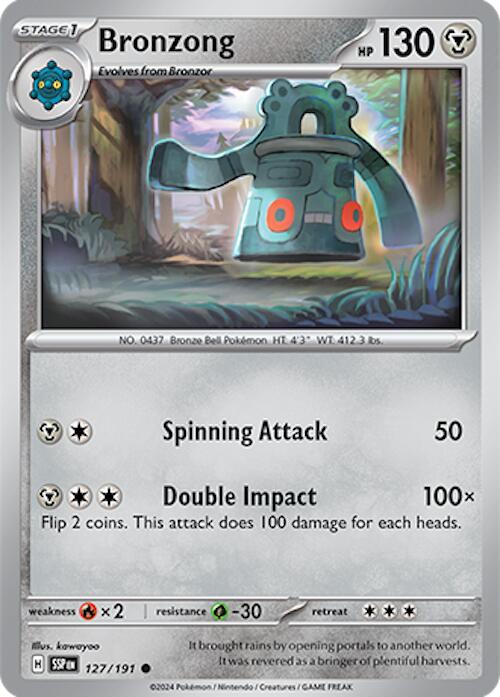 Bronzong [127/191] - SV08: Surging Sparks (SSP) - Reverse Holofoil