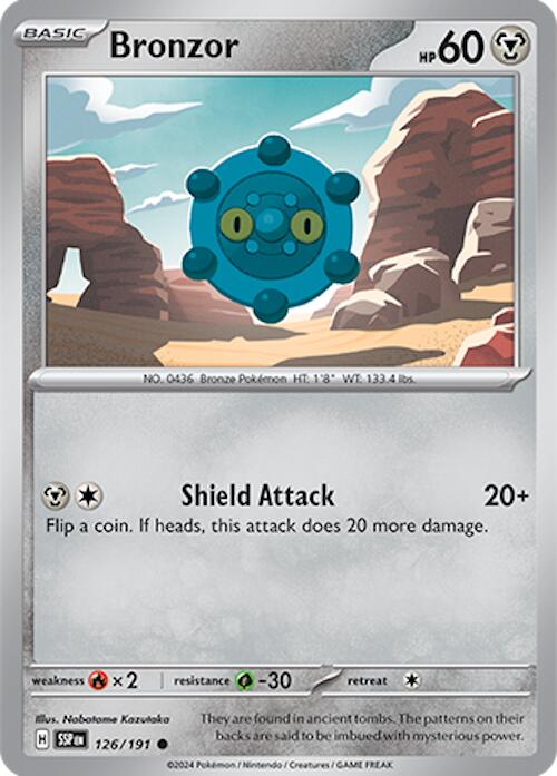 Bronzor [126/191] - SV08: Surging Sparks (SSP) - Reverse Holofoil