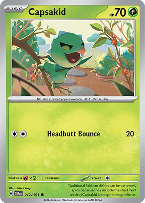 Capsakid [012/191] - SV08: Surging Sparks (SSP) - Reverse Holofoil