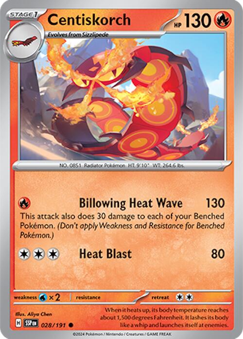 Centiskorch [028/191] - SV08: Surging Sparks (SSP)