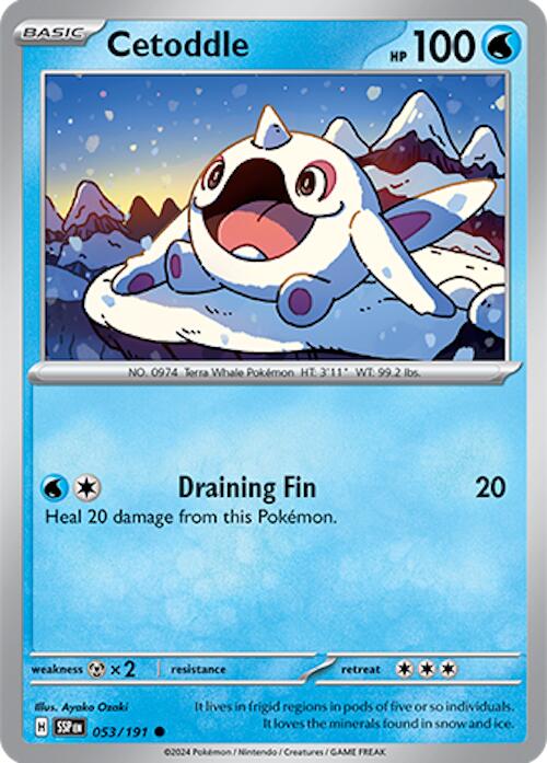 Cetoddle [053/191] - SV08: Surging Sparks (SSP) - Reverse Holofoil