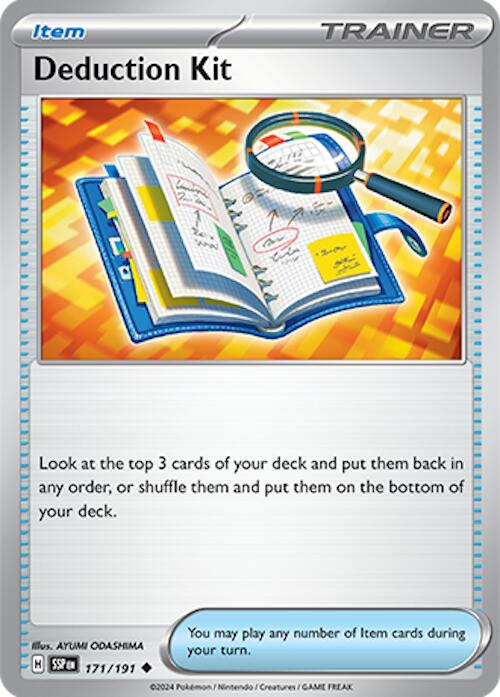 Deduction Kit [171/191] - SV08: Surging Sparks (SSP) - Reverse Holofoil