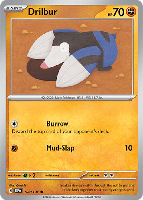 Drilbur [108/191] - SV08: Surging Sparks (SSP)