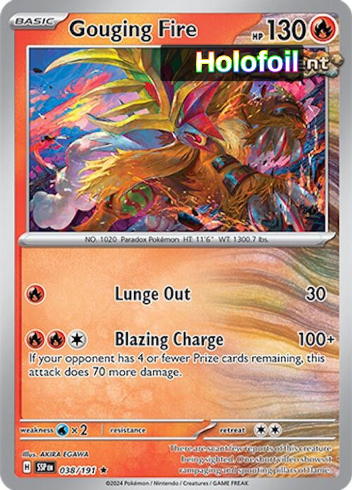 Gouging Fire