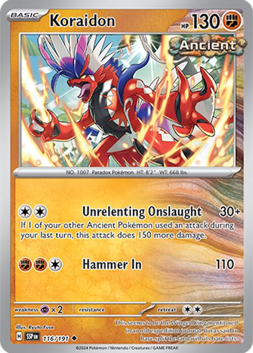 Koraidon [116/191] - SV08: Surging Sparks (SSP)