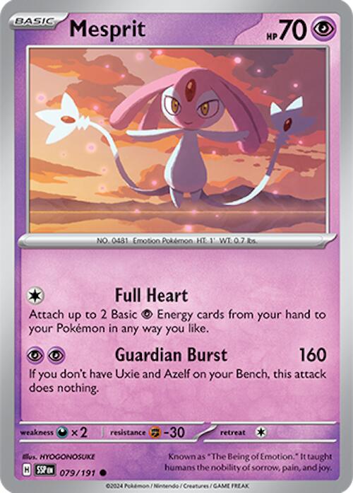 Mesprit - 079/191 [079/191] - SV08: Surging Sparks (SSP) - Reverse Holofoil