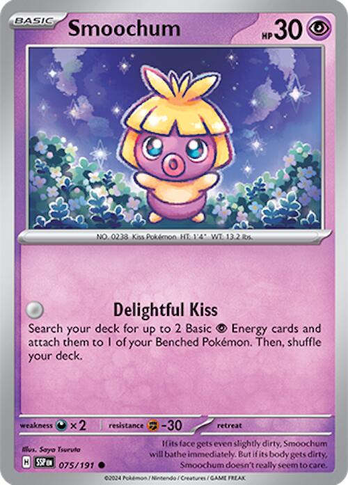 Smoochum [075/191] - SV08: Surging Sparks (SSP) - Reverse Holofoil