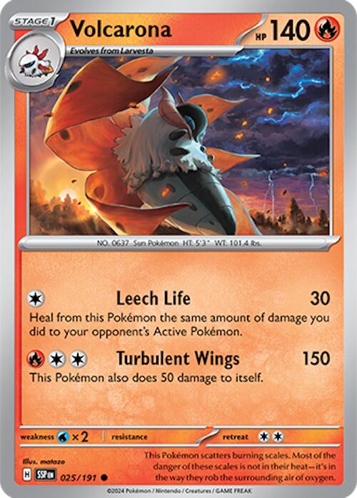 Volcarona [025/191] - SV08: Surging Sparks (SSP)