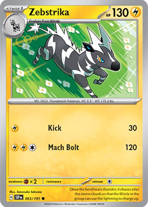 Zebstrika [063/191] - SV08: Surging Sparks (SSP)