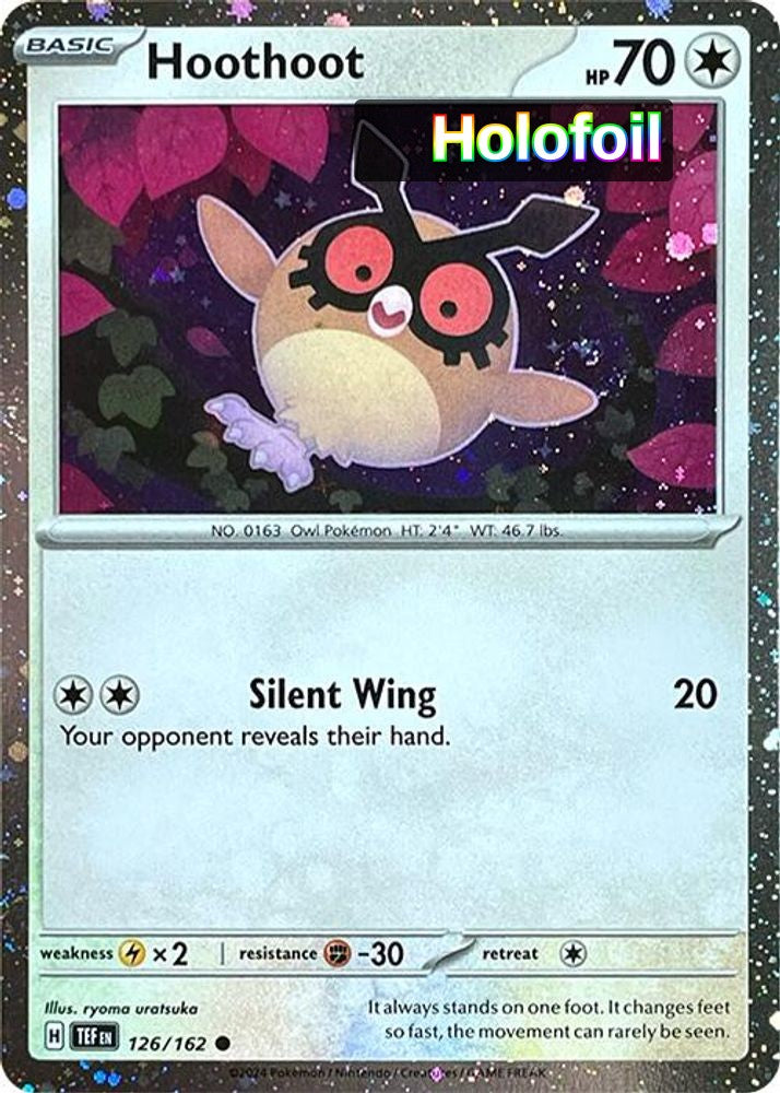 Hoothoot - 126 (Cosmos Holo)