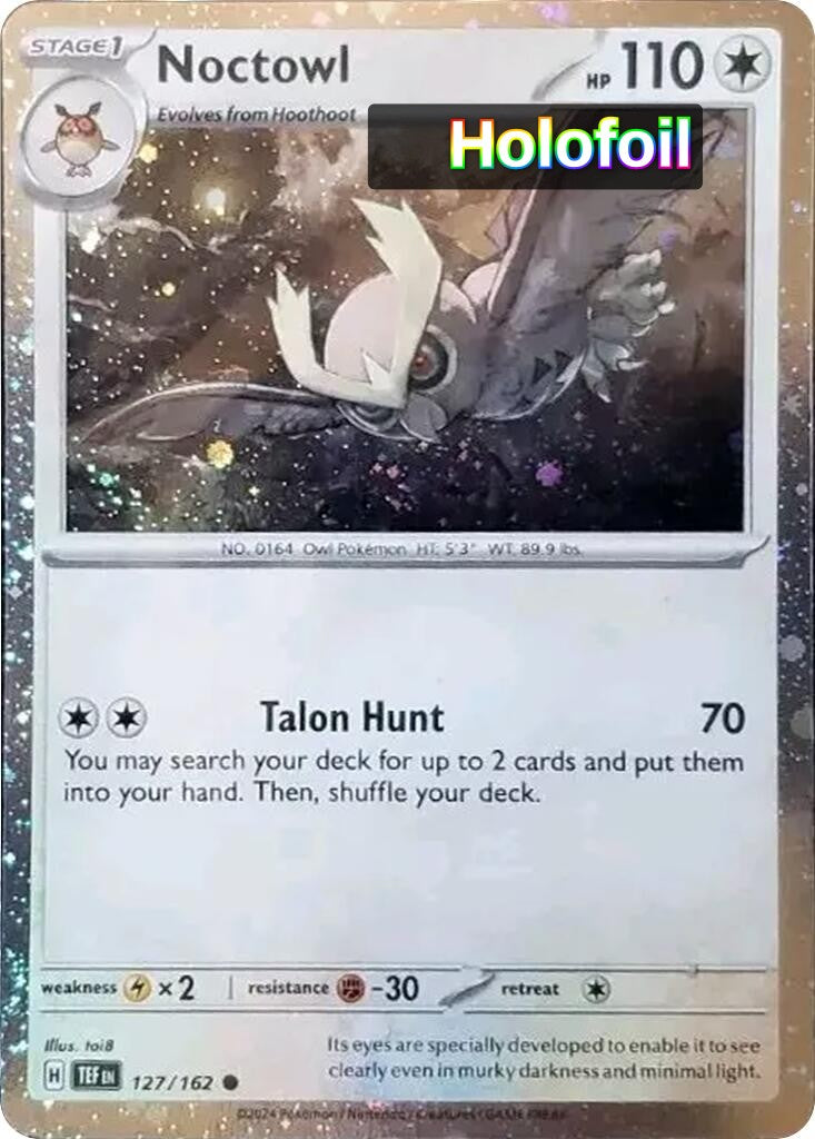 Noctowl - 127 (Cosmos Holo)