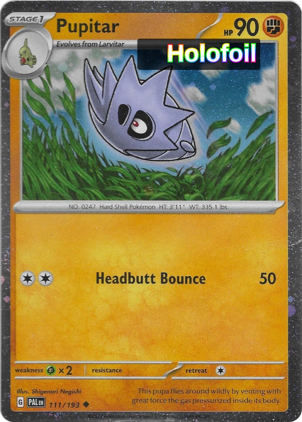Pupitar - 111/193 (Cosmo Foil)