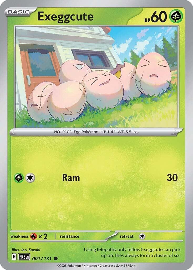 Exeggcute [001/131] - SV: Prismatic Evolutions (PRE) - Reverse Holofoil