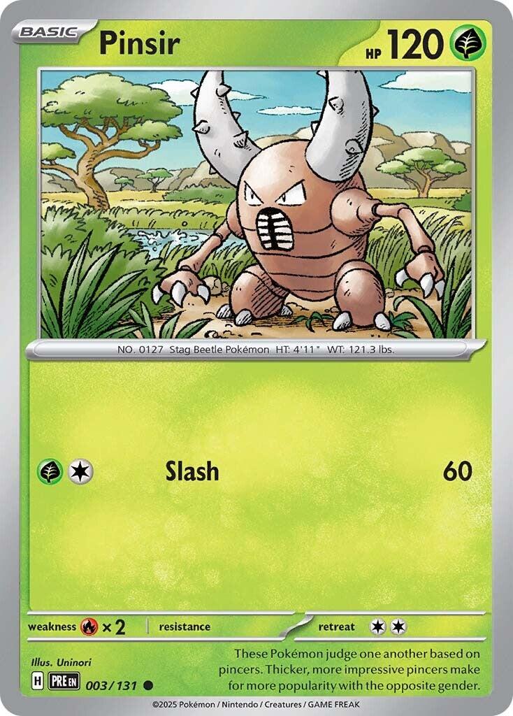 Pinsir [003/131] - SV: Prismatic Evolutions (PRE)