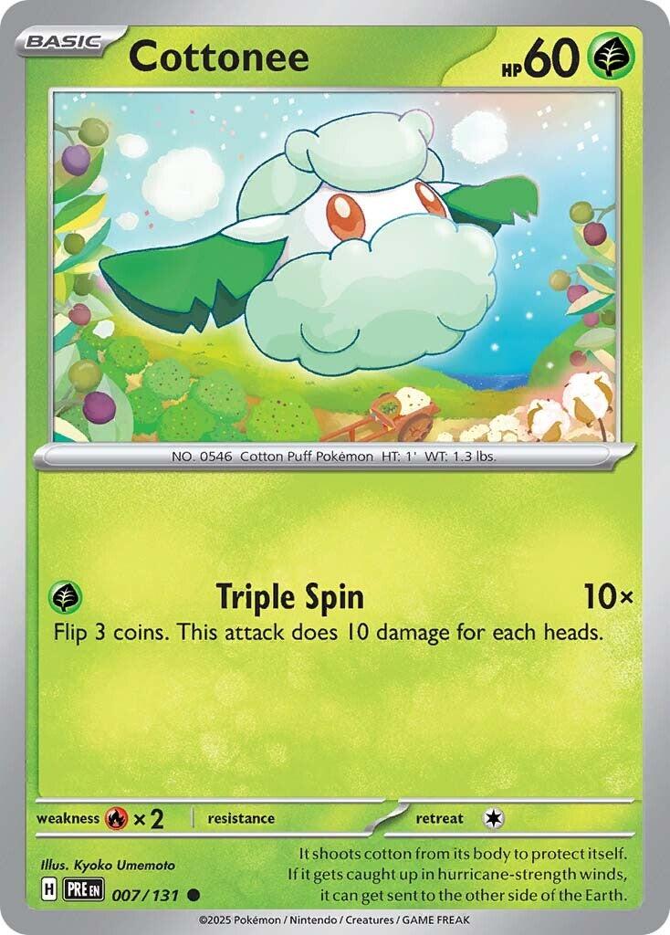 Cottonee [007/131] - SV: Prismatic Evolutions (PRE)