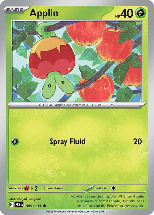 Applin [009/131] - SV: Prismatic Evolutions (PRE) - Reverse Holofoil
