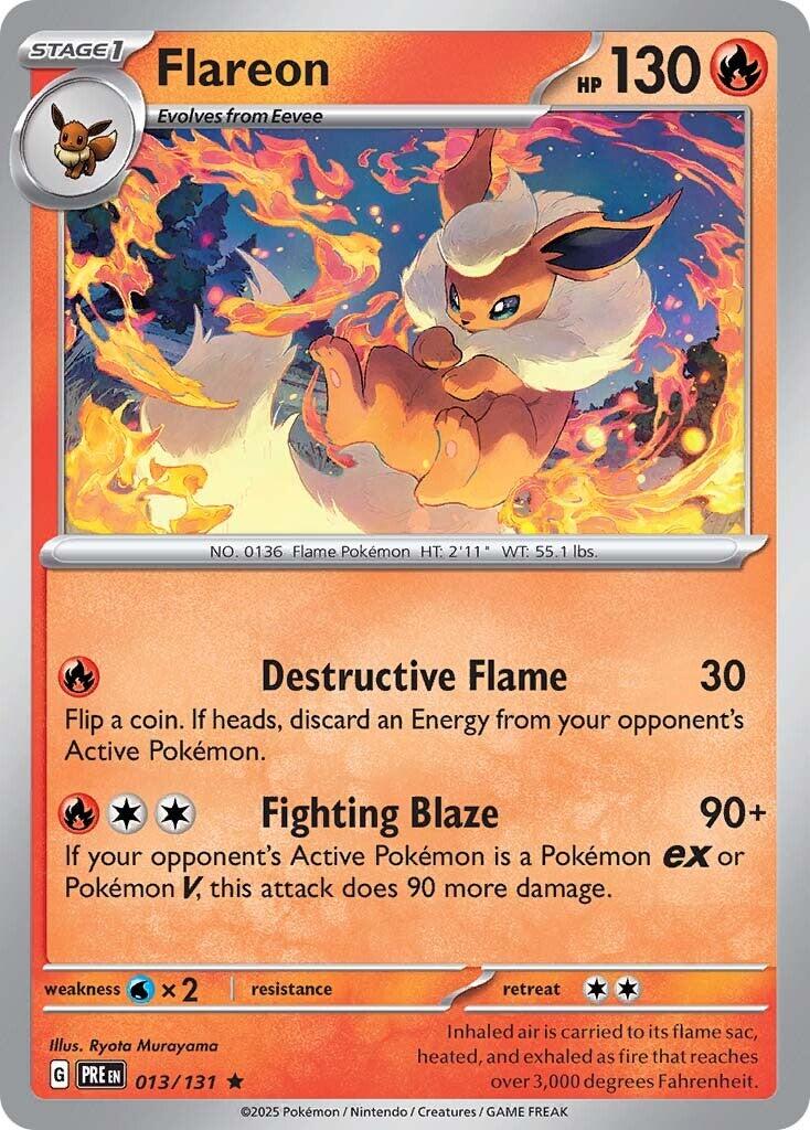 Flareon [013/131] - SV: Prismatic Evolutions (PRE) - Reverse Holofoil
