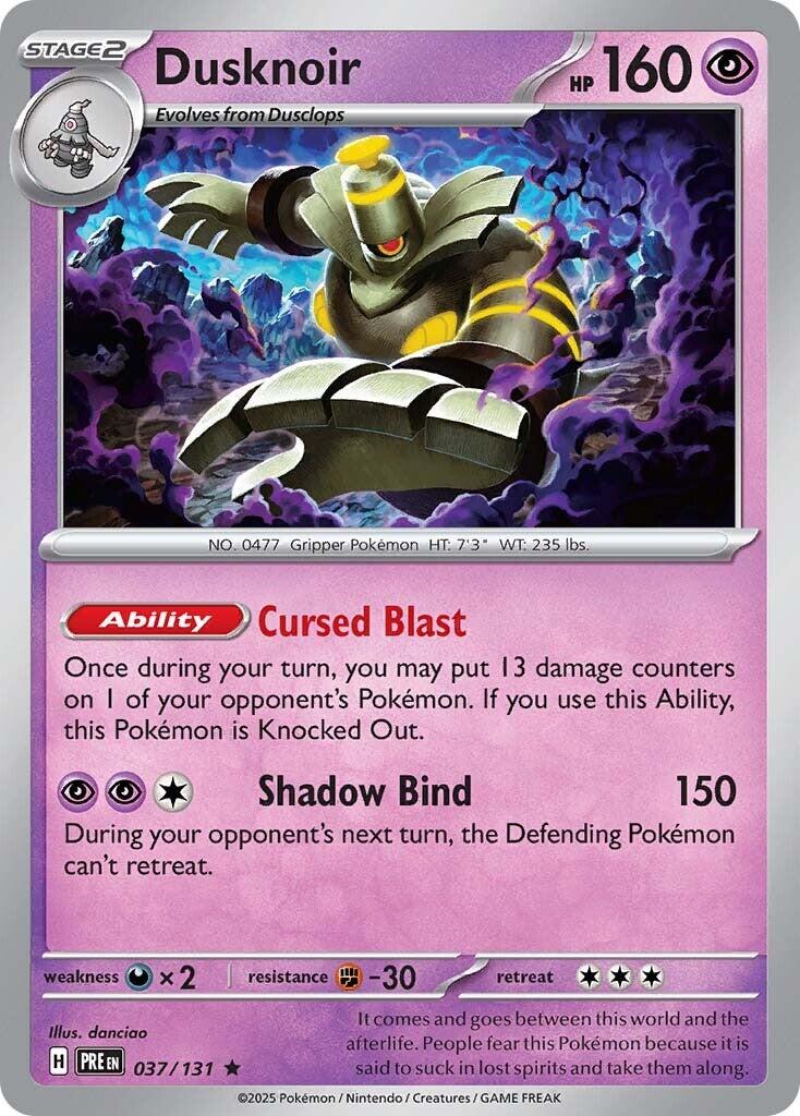 Dusknoir [037/131] - SV: Prismatic Evolutions (PRE) - Reverse Holofoil