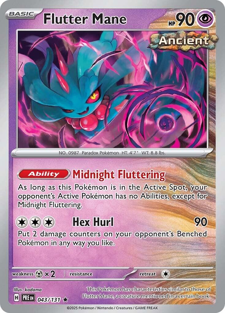 Flutter Mane [043/131] - SV: Prismatic Evolutions (PRE) - Reverse Holofoil