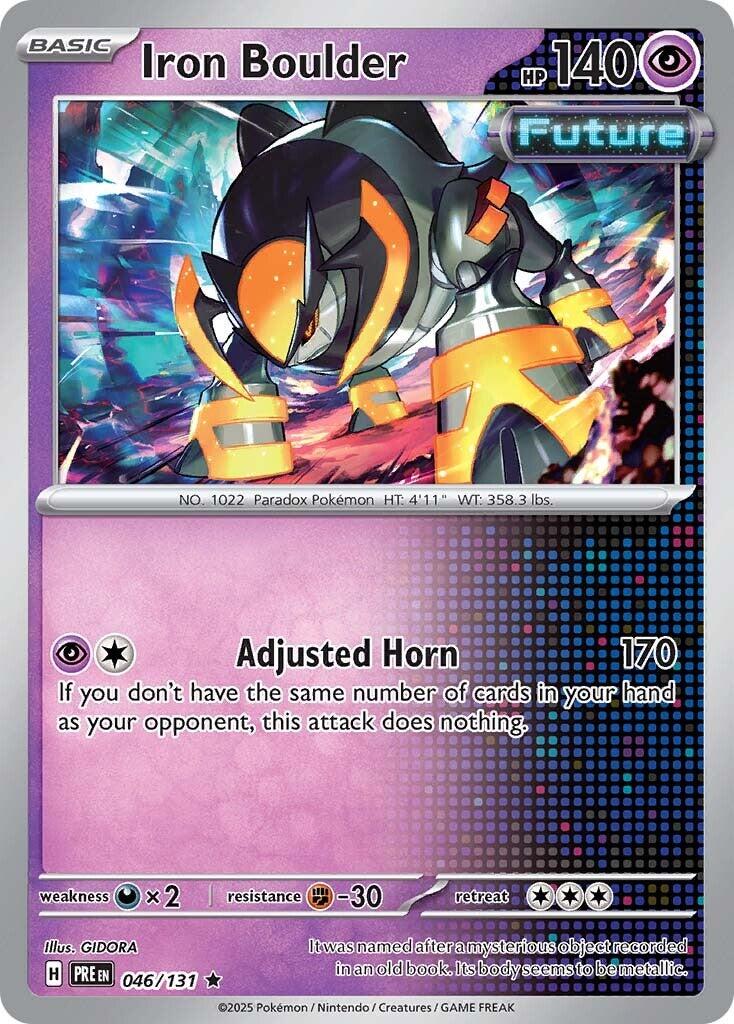 Iron Boulder [046/131] - SV: Prismatic Evolutions (PRE) - Holofoil