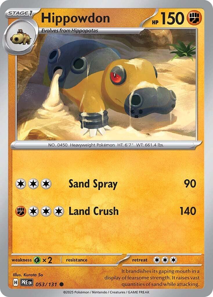 Hippowdon [053/131] - SV: Prismatic Evolutions (PRE)
