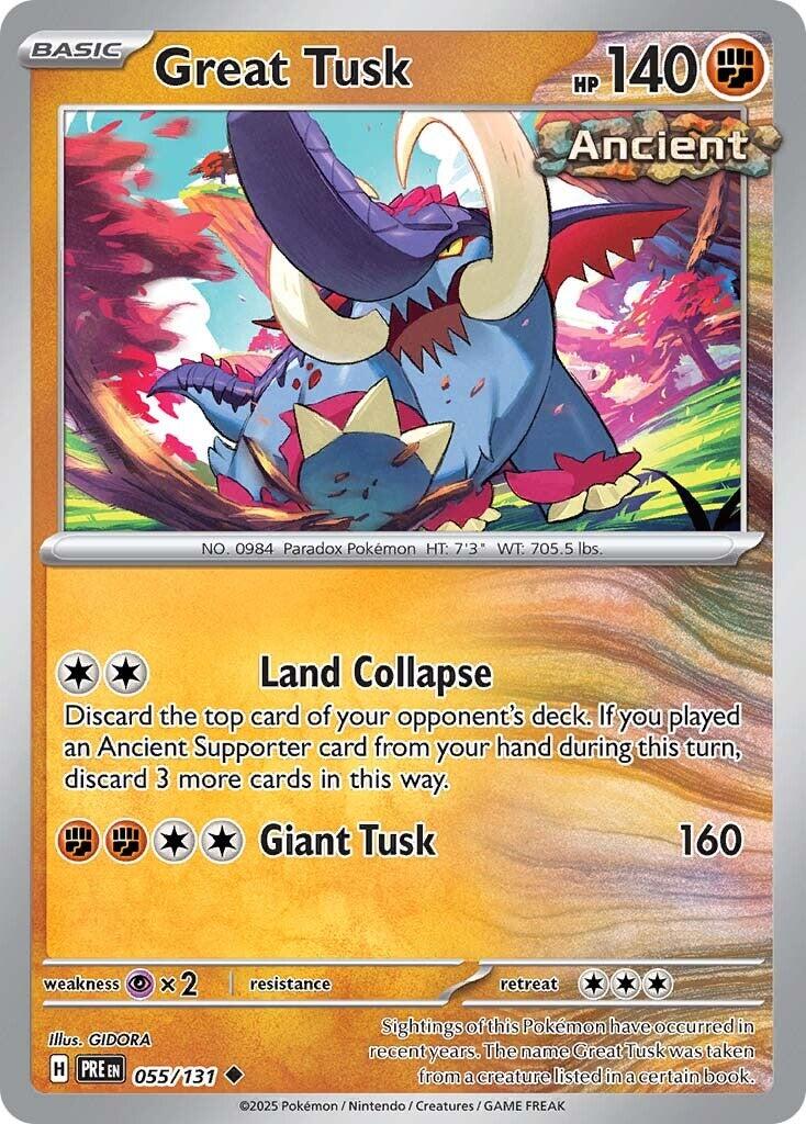 Great Tusk [055/131] - SV: Prismatic Evolutions (PRE)